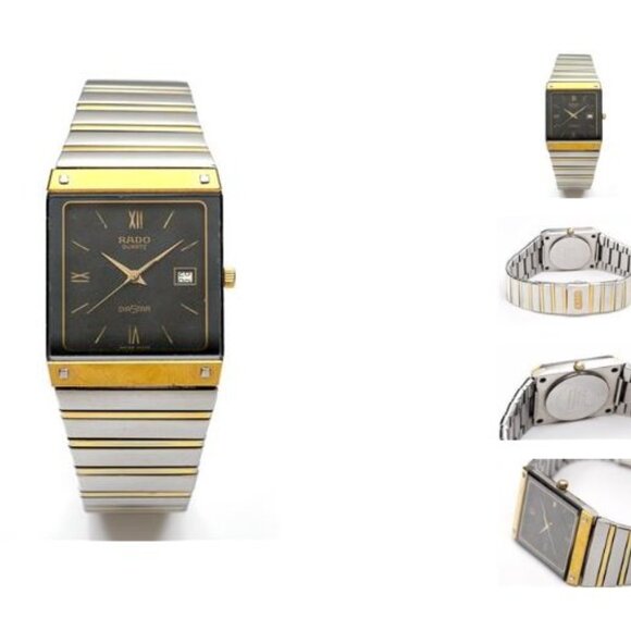 RADO Diastar Quartz Scratchproof Water Sealed Mens Watch 129.0195.3